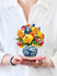 FreshCut Paper Pop-Up Mini Greeting Card Sorbet Roses