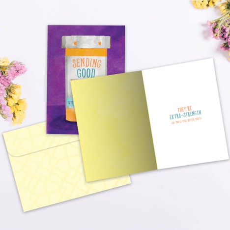 Greeting Card - Get Well - Sending Good Thoughts Your Way