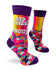 FABDAZ Women's  Crew Socks – Bad Vibes Don't Go With My Outfit