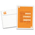 Greeting Card - Uplifting & Inspirational  - Braver Stronger Smarter