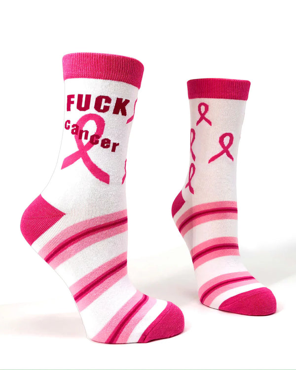 FABDAZ Women's  Crew Socks – F*CK CANCER