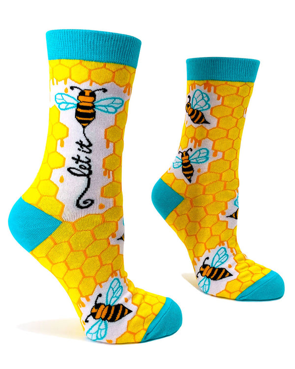 FABDAZ Women's  Crew Socks – Let It Bee